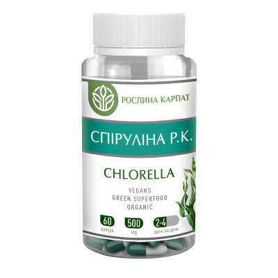Спіруліна Р.К. Chlorella 60 кап.