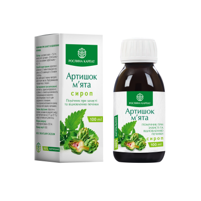 Сироп Артишок – м’ята 100 мл